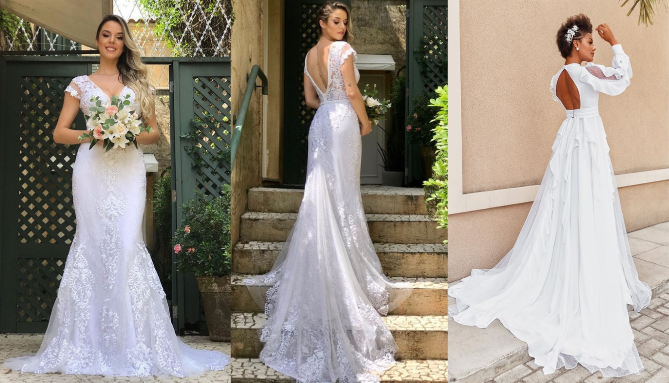 Vestidos de Noiva Simples e Elegantes