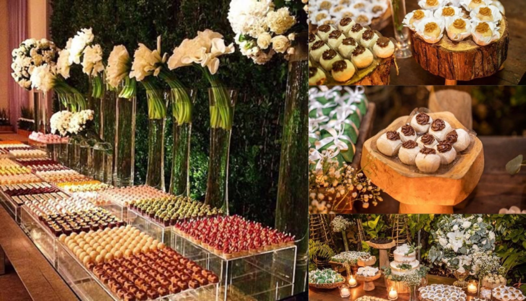 Mesa de Doces Simples para Casamento