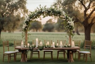 Decoração de Casamento no Campo Simples
