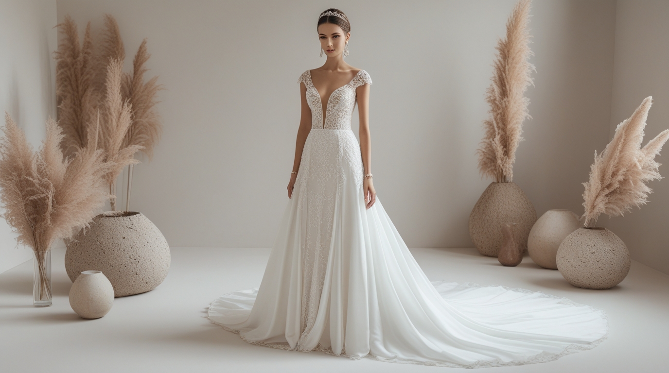 Tendências de Vestido de Noiva Atual