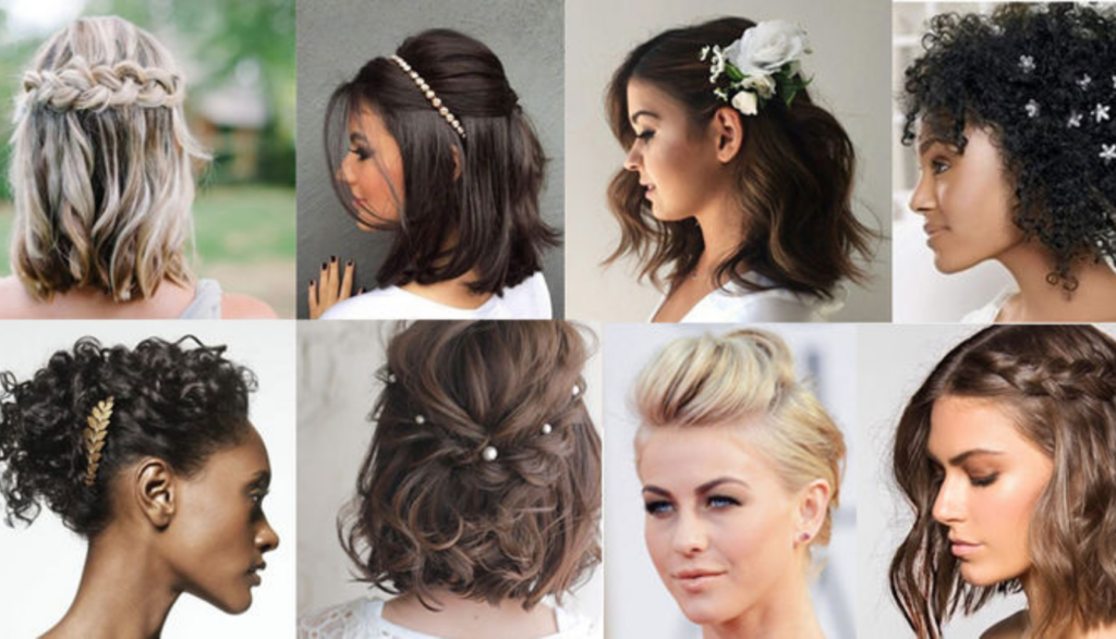 Penteados para Noivas com Cabelo Curto