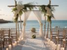 Decoração de casamento na praia simples