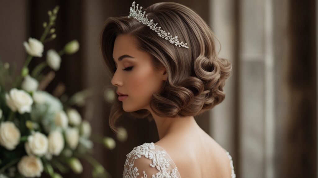 penteados para noivas cabelo curto
